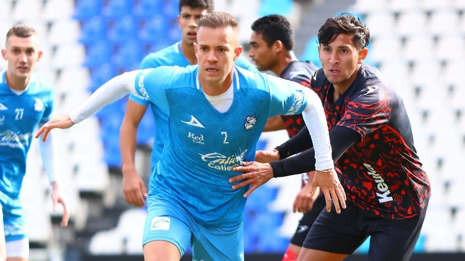 Gustavo Ferrareis en acción Cortesía Club Puebla